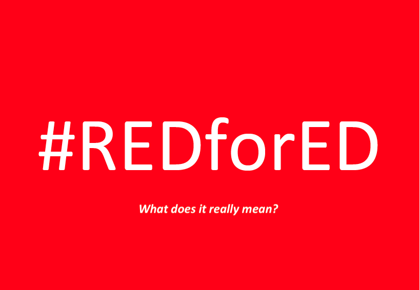 #REDforED